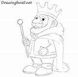 King Cartoon Draw Drawing Drawingforall Cartoons sketch template