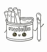 Kleurplaat Nutella Kleurplaten Schattige Tekenen Omnilabo Downloaden Riffle sketch template