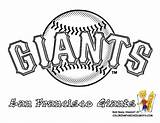 Coloring Giants Baseball Pages Mlb Logo San Francisco Logos Printable League Sf Major Clipart Teams Sports Team Colouring Sheets Twins sketch template
