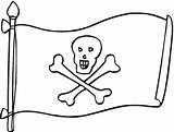 Pirate Flag Coloring Template Blank Roger Jolly Clipart Own Pirates Colouring Outline Clipartbest Pages Clip Cliparts sketch template