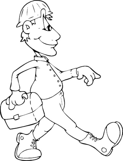 construction workers  coloring pages
