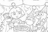 Dora Coloring Pages Games Getcolorings Getdrawings sketch template