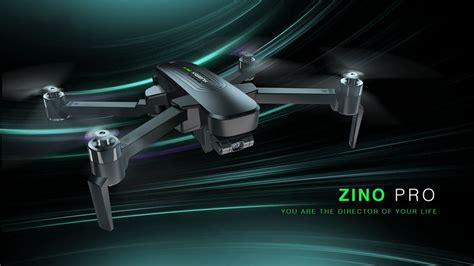 hubsan zino pro gps fpv rc drone rtf portable  batteries version