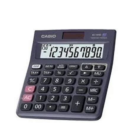 simple black casio calculator size standard calculator model number mj   rs   mumbai