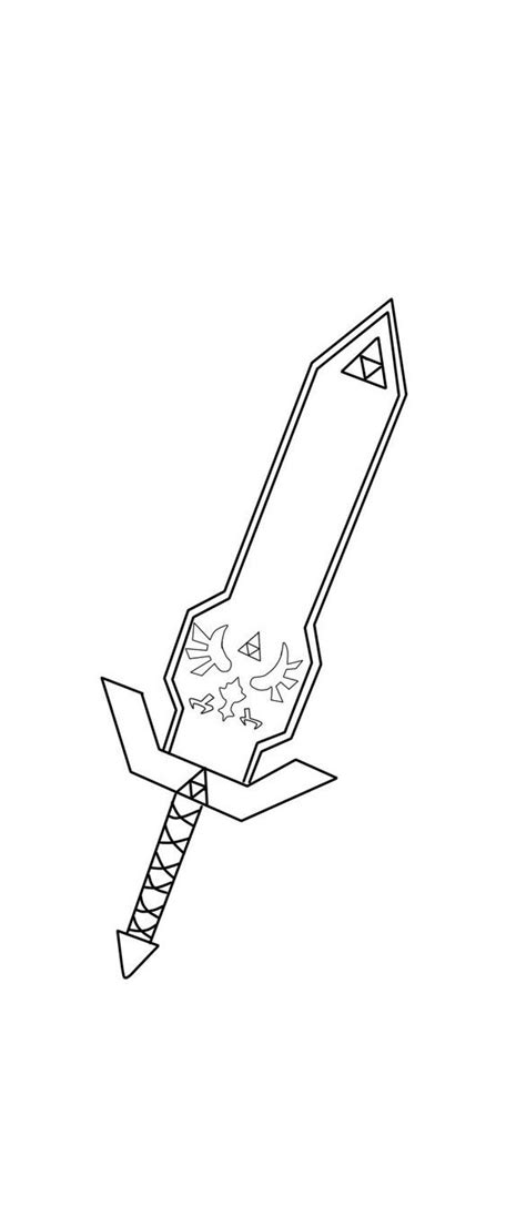 master sword coloring pages coloring pages color sword   spirit