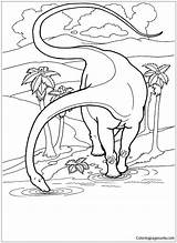 Diplodocus Pages Coloring Dinosaurs Online Color Coloringpagesonly sketch template