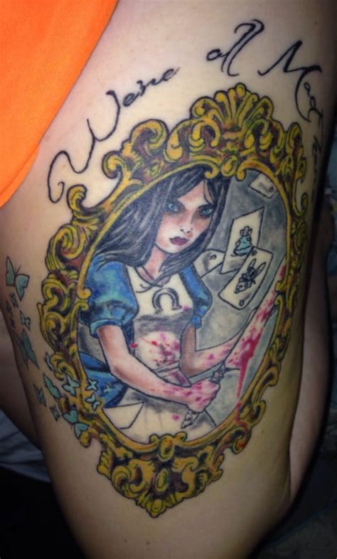 My Third Tattoo Done By James Alice From Alice Madness