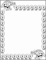 Border Coloring Pages Printable Borders Colouring Color Printablee Fun sketch template