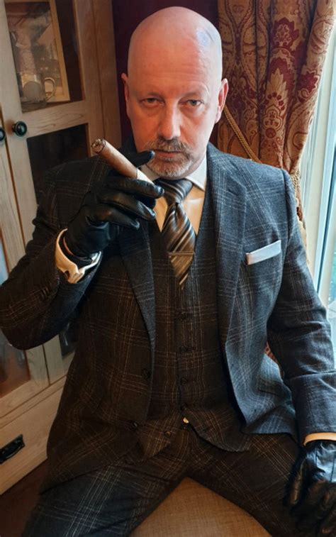 cigar smoking hunks suited daddy smokes for you
