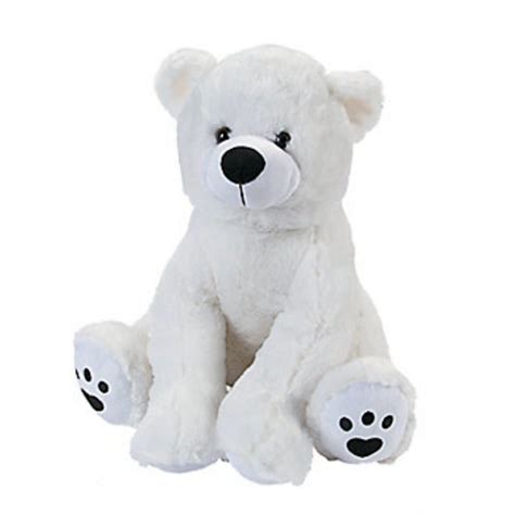 soft white polar bear stuffed animal  soft favorite