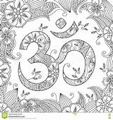 Aum Flowers Coloring Pages Choose Board sketch template