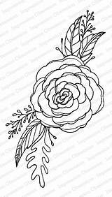 Lindsay Cling Obsession Impression Ostrom Mounted Stamp Rubber Flower sketch template