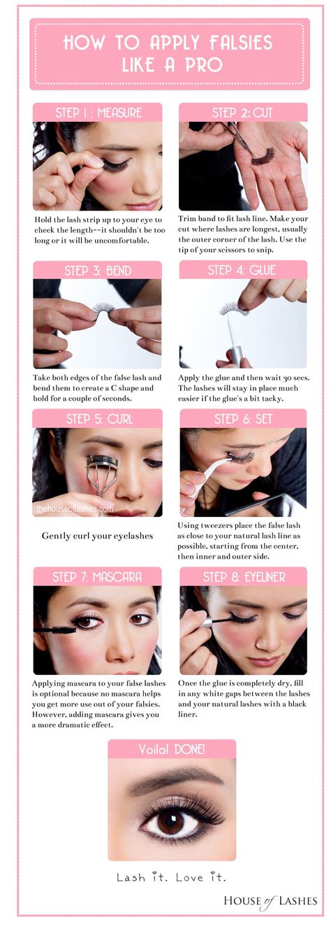 10 Ways To Apply False Eyelashes Properly Pretty Designs