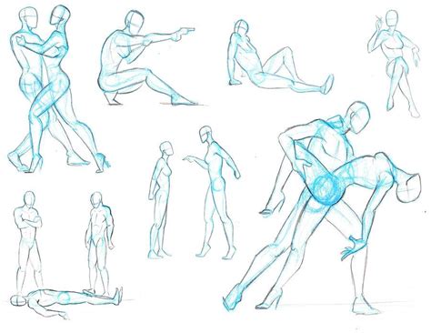 reference pose bundle 3 by kcgarza on deviantart body pose drawing