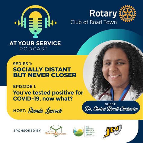 service   tested positive  covid  rotary club  road town