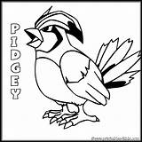 Pokemon Coloring Pages Pidgey Butterfree Kids Printables Printable Word Print Activities Puzzles Other Getcolorings Pidgeotto Rattata Template Color sketch template