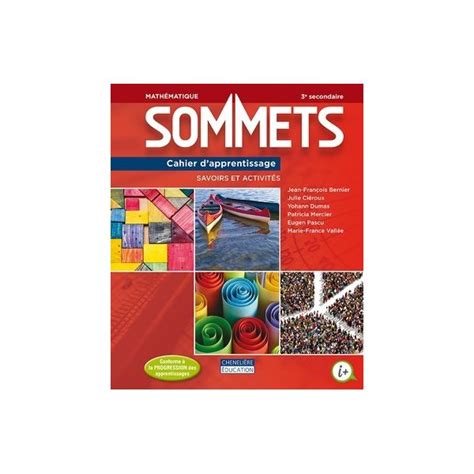 cahier de savoirs  dactivites sommets mathematique secondaire