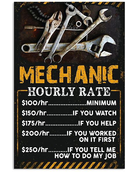 mechanic hourly rate