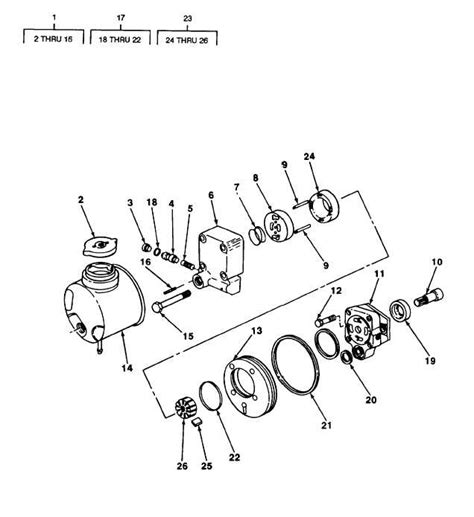 figure  hydraulic steering pump assembly