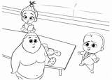 Boss Baby Coloring Pages Jimbo Business Back Print Printable Staci Gang His sketch template