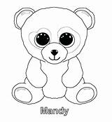 Coloring Pages Ty Boos Beanie Stuffed Animal Getcolorings sketch template