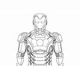 Coloring Iron Man Pages Printable Ironman Popular Iguana Coloringhome sketch template