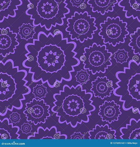 seamless lilac floral pattern stock vector illustration  seamless decorative
