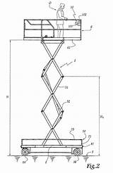 Patents Lift Scissor Patent Drawing Platform Report Search sketch template