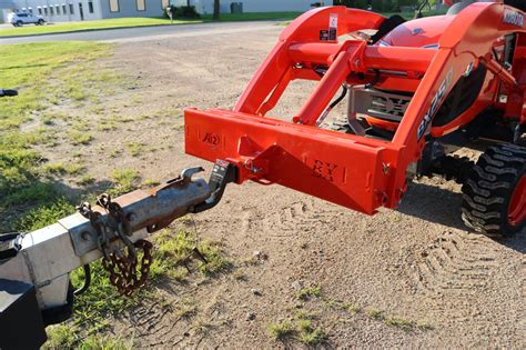 kubota bx attachments quick attach mounted receiver hitch plate ai