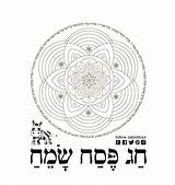 Passover Mandala Jewish Printable Color sketch template