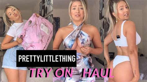 Pretty Little Thing Try On Haul Youtube