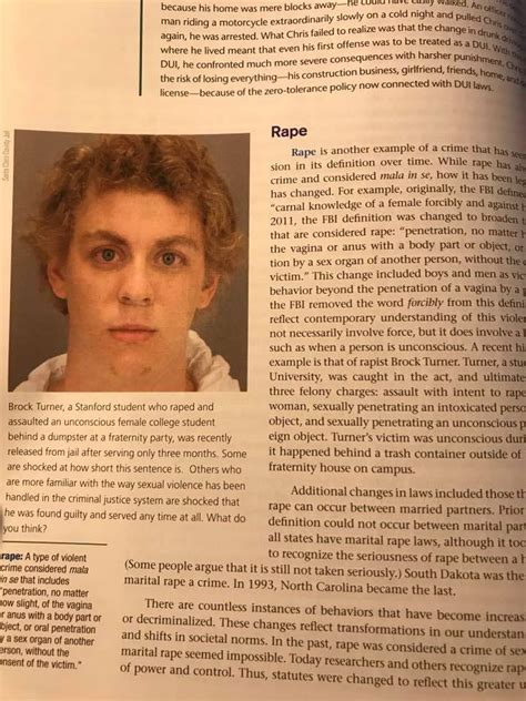 The Professor Who Put Brock Turner S Face In A Textbook