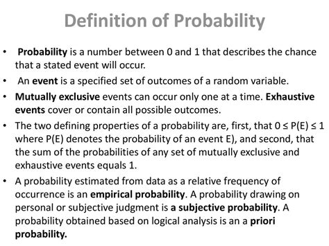 probability concepts prezentatsiya onlayn