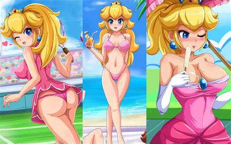 Sexy peach of mario