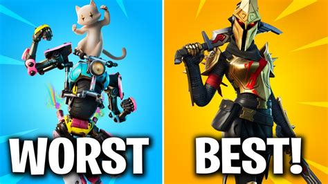 Ranking All Battle Pass Skins From Worst To Best Fortnite Chapter 2