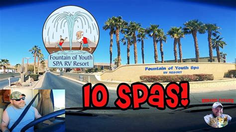 fountain  youth resort  soothing mineral spas  true rv