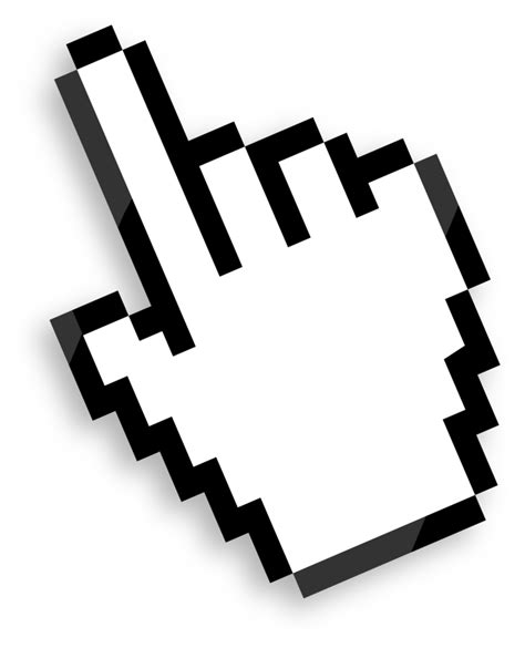 simple hand cursor  png