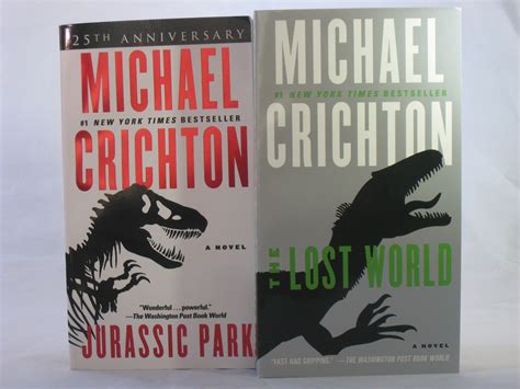 Jurassic Park By Michael Crichton Complete Series Books