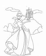 Coloring Castle Pages Disney Princess Cinderella Printable Disneyland Getcolorings Cendrillon Fantasmic Adults Getdrawings Mitten Color Print Colorings Visiter Coloriage Template sketch template