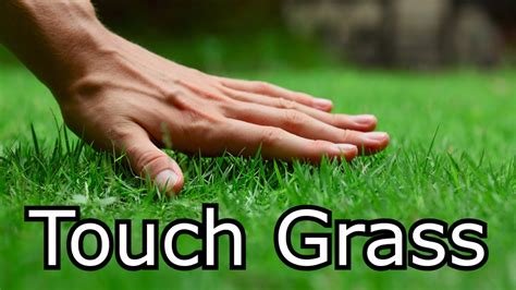 touching grass      originate