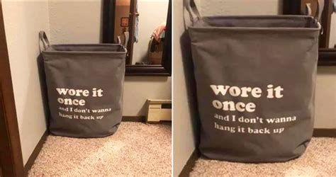 you can now get a wore it once laundry bag to replace