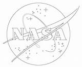 Nasa Coloring Logo Pages Space Printable Drawing Supercoloring Color Sheets Colouring Logos Print Shuttle Easy Party Spaceships Astronaut Printables Silhouette sketch template