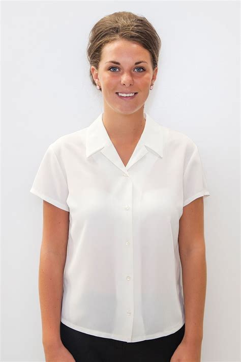 Smart White Womens Blouse For Your Corporate Admin Reception