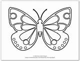 Butterfly Coloring Pages Printable Color Butterflies Kids Sheets Print Monarch Multiple Choose Board Onelittleproject sketch template