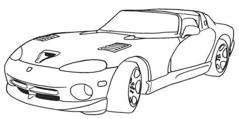 dodge sport coloring page dodge viper sports coloring pages cars