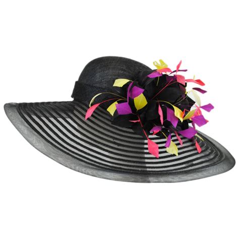 kentucky derby sazerac mesh swinger hat black multi dress hats