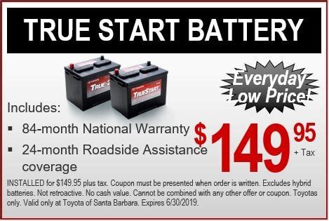 toyota battery coupons toyota special offers  ventura ca