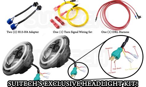 jeep tj led headlights wiring diagram