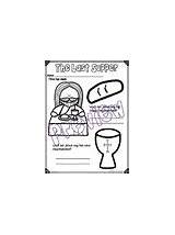 Supper Last Handouts Worksheets Coloring Previous Next sketch template