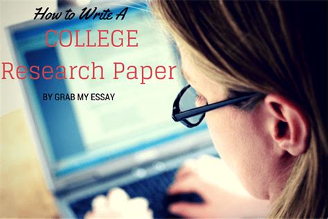 write  research paper  college students